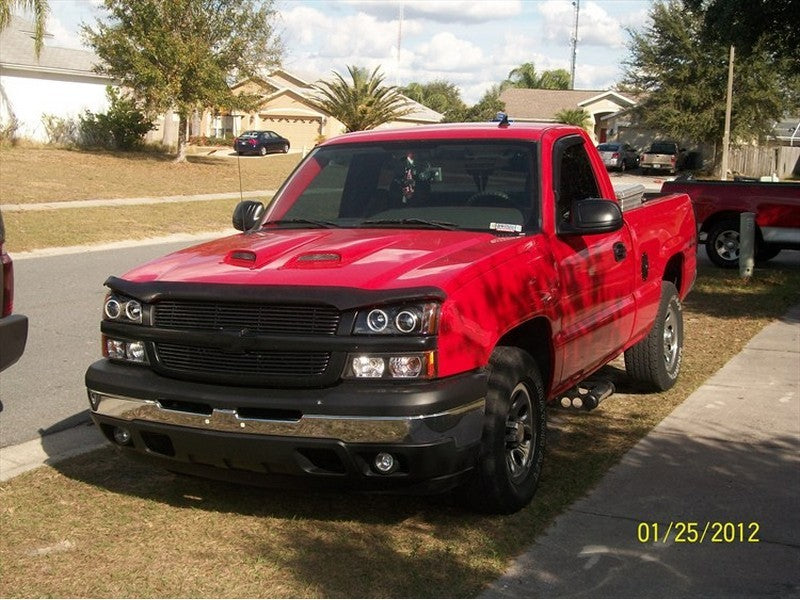 Spyder Chevy Silverado 1500 03-06 Projector LED Halo LED Amber