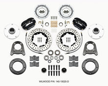 Load image into Gallery viewer, Wilwood Forged Dynalite-M Front Kit 10.75in Drilled 1950-1955 MG-TD/TF